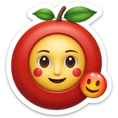 Uma mão apertando um botão escrito perigo sticker