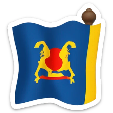 mongolian prosecutor flag sticker