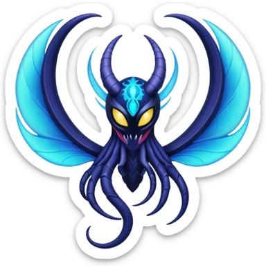 Abstract Venom-Lunala-ET-hybrid-fantasy-creature sticker