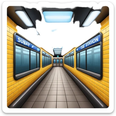 subway station sticker