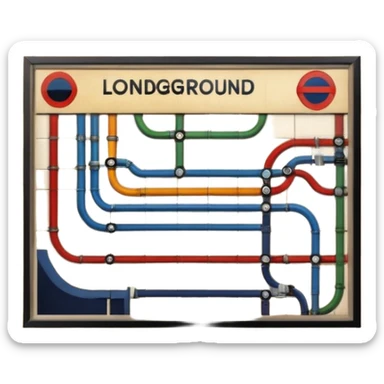 London underground sticker