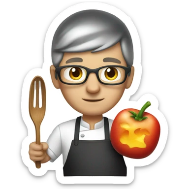 Tim Cook cooking sticker