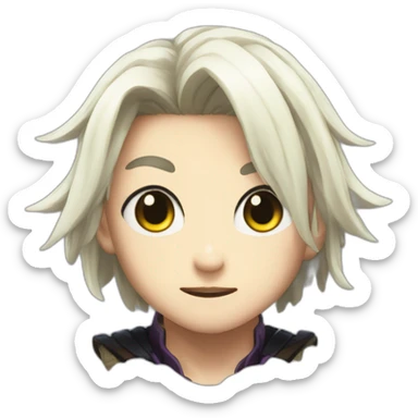 Lower five dwmon in demon slayer sticker