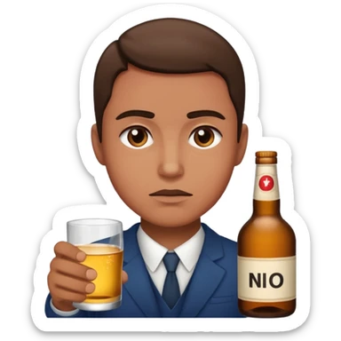 SAYING NO TO ALCOHOL sticker