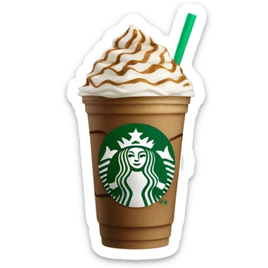 Starbucks Frappuccino sticker