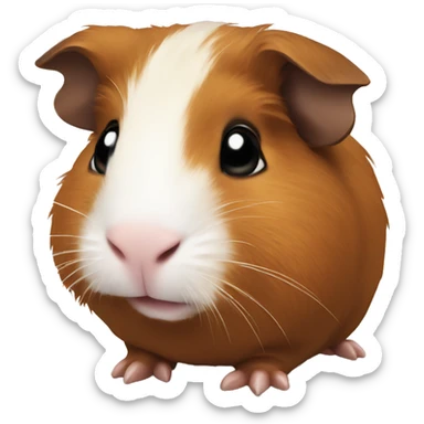 Brown Guinea pigs  sticker