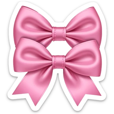 Cute girly bows sticker