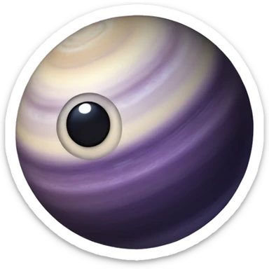 Periwinkle Saturn planet  sticker