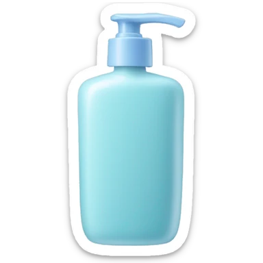 pastel blue Lotion sticker