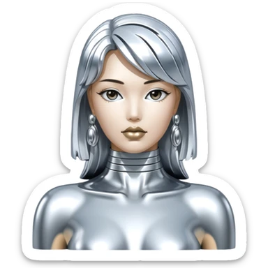 sorayama statue pin up sfw sticker