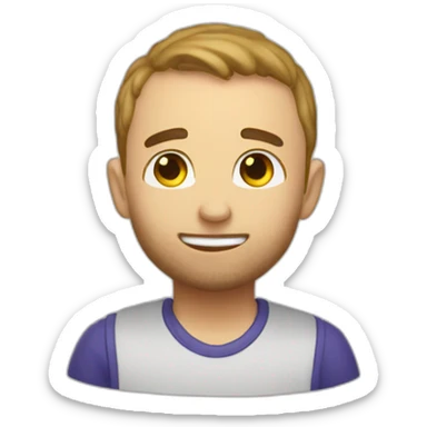 squeezie saying goodbye sticker