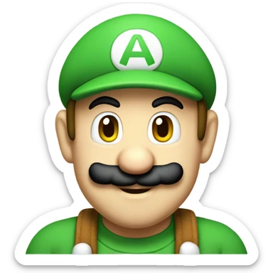 Luigi Mario  sticker