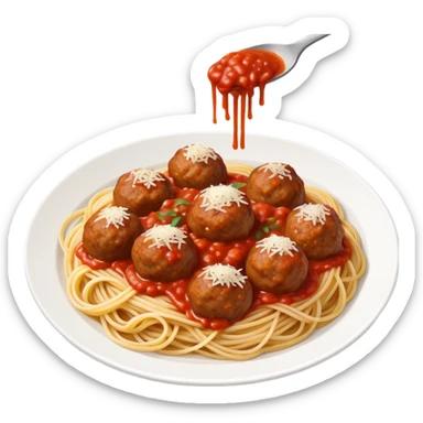 spaghetti background landscape sticker