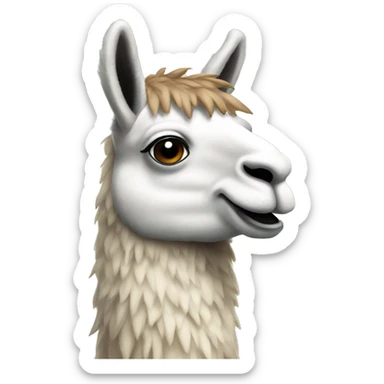 a llama that looks like the llama on fortn sticker