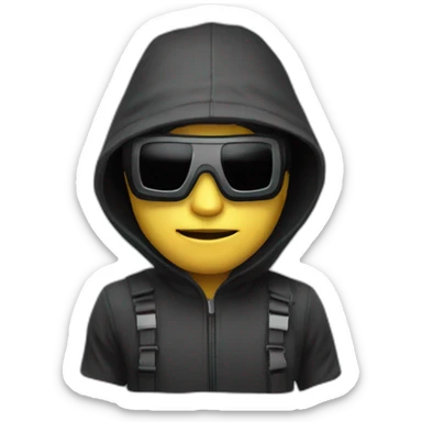 hacker in metaverse sticker