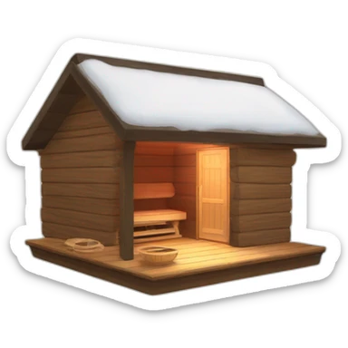 Home made sauna sticker