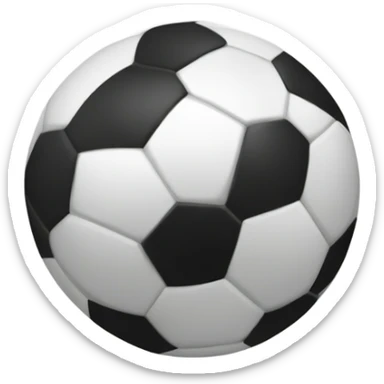 Giant bouncy ball soccer ball sticker