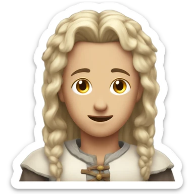 medieval fantasy rpg head massage sticker