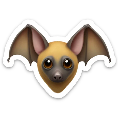 Antillean fruit bat sticker
