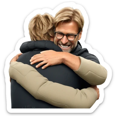 jurgen Klopp hug sticker