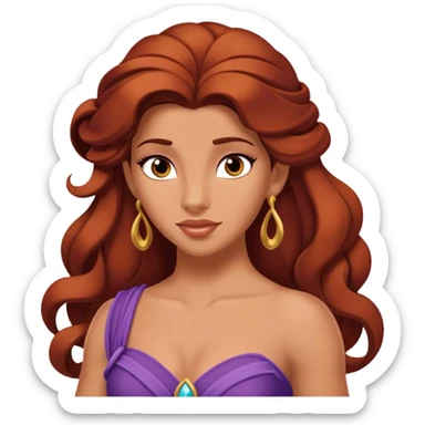 megara disney hercule  sticker