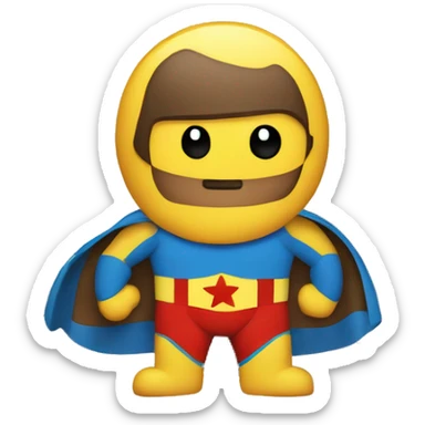 Slide Rule Superhero sticker