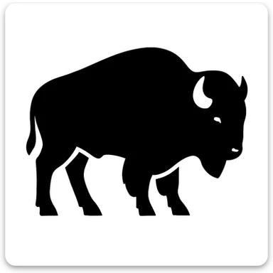 Bison sticker
