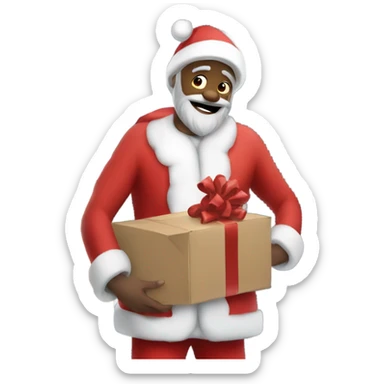 Santa delivers to wrong house sticker