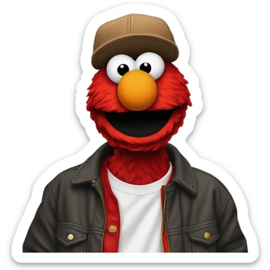 Hypebeast elmo sticker