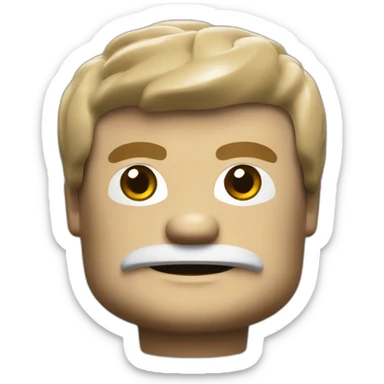 A Lego brick sticker