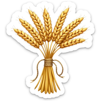  Wheat bundle sticker