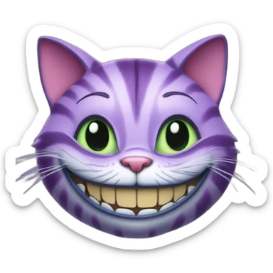 cheshire cat sticker