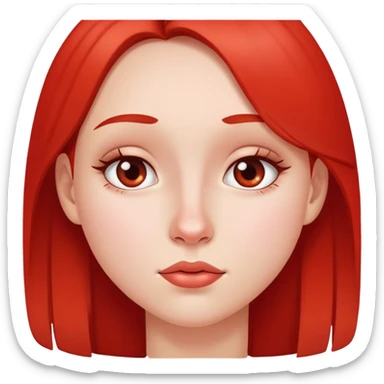 girl with redness under nose sticker