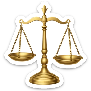 scales of justice sticker