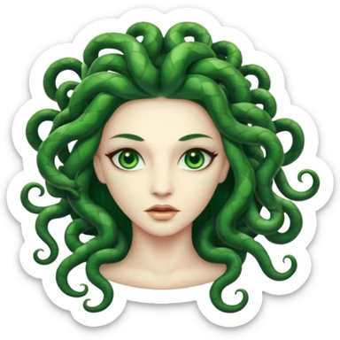 Medusa sticker