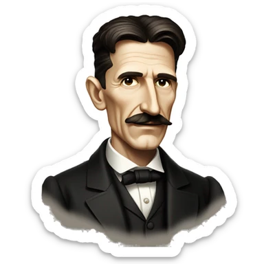Nikola Tesla sticker