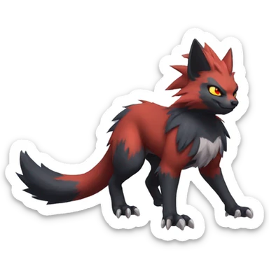 Nargacuga-Torracat-Zoroark full body sticker