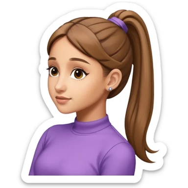 ariana grande ponytail 2025 a little older she’s 32 sticker