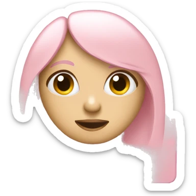 Light pink notebook sticker