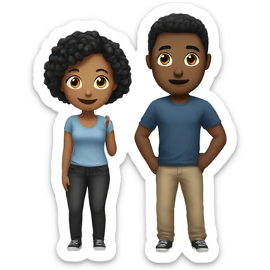 Me and my boyfriend  sticker