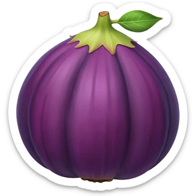 Fig emoji sticker
