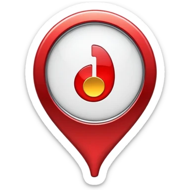 map location pin marker sticker