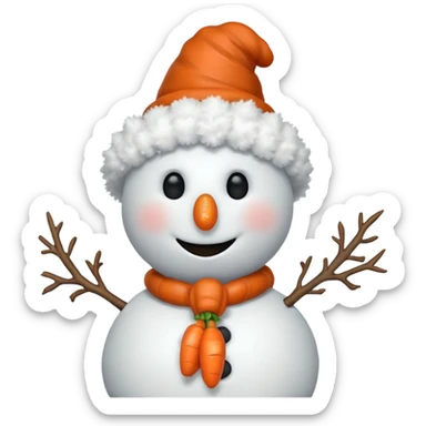 snowman  sticker