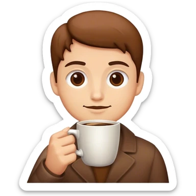 Ja trzymam kawę  sticker