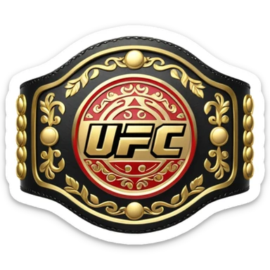 UFC championship emoji sticker