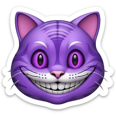 Cheshire Cat Emoji sticker