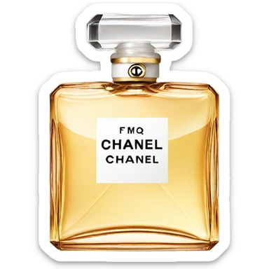 Chanel perfume sticker