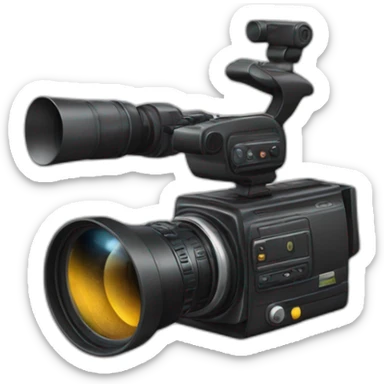 caméra de cinéma sticker