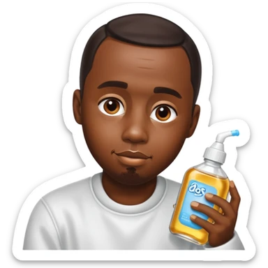 Diddy with baby oil  sticker