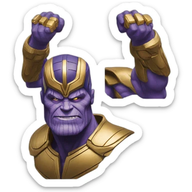thanos sticker
